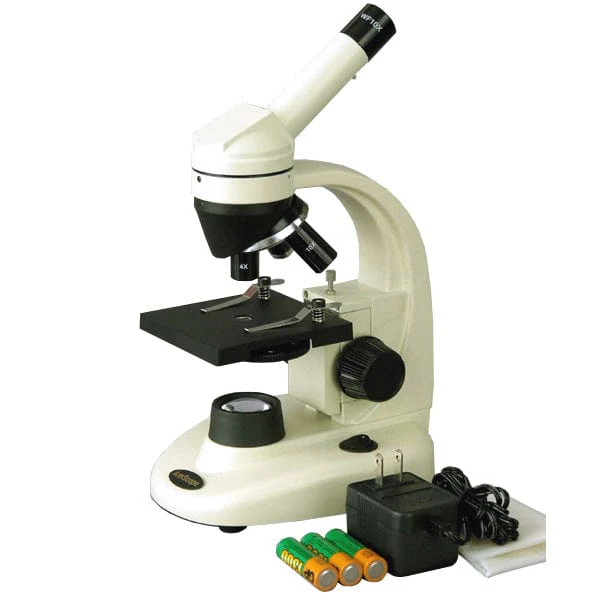 Amscope M130C-LED Monocular Compound Microscope for Kids – 40X–1000X LED Illumination STEM Education Microscopes, Student Lab Microscopes, Biological Science Microscopes