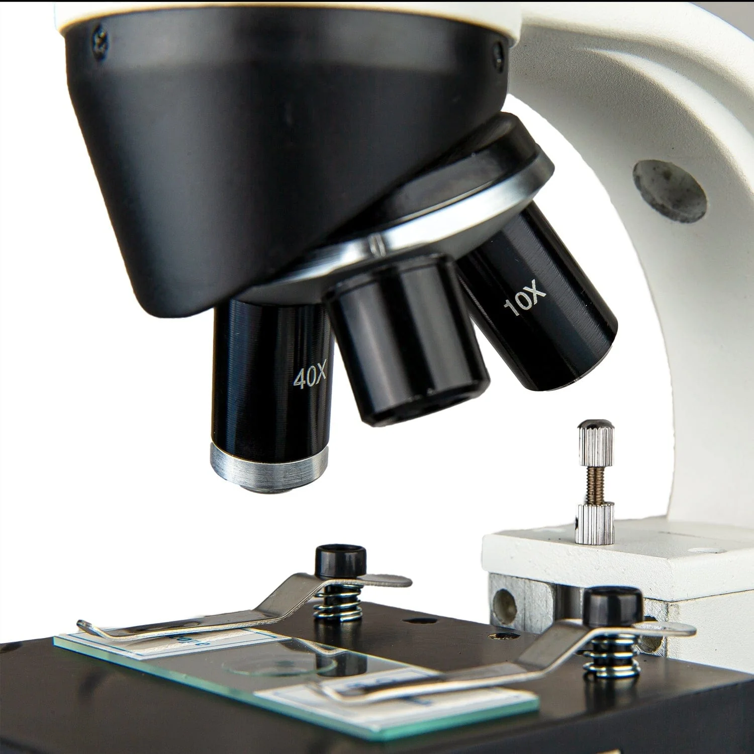 Amscope M135C-2L-PB10 Monocular Compound Microscope for Kids – 40X–1000X Top & Bottom LED Illumination STEM Education Microscopes, Student Lab Microscopes, Biological Science Microscopes - Image 5