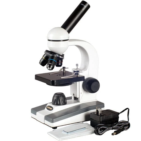 Amscope M148-E Monocular Compound Microscope for Kids – 40X–1000X LED Illumination STEM Education Microscopes, Student Lab Microscopes, Biological Science Microscopes - Image 3