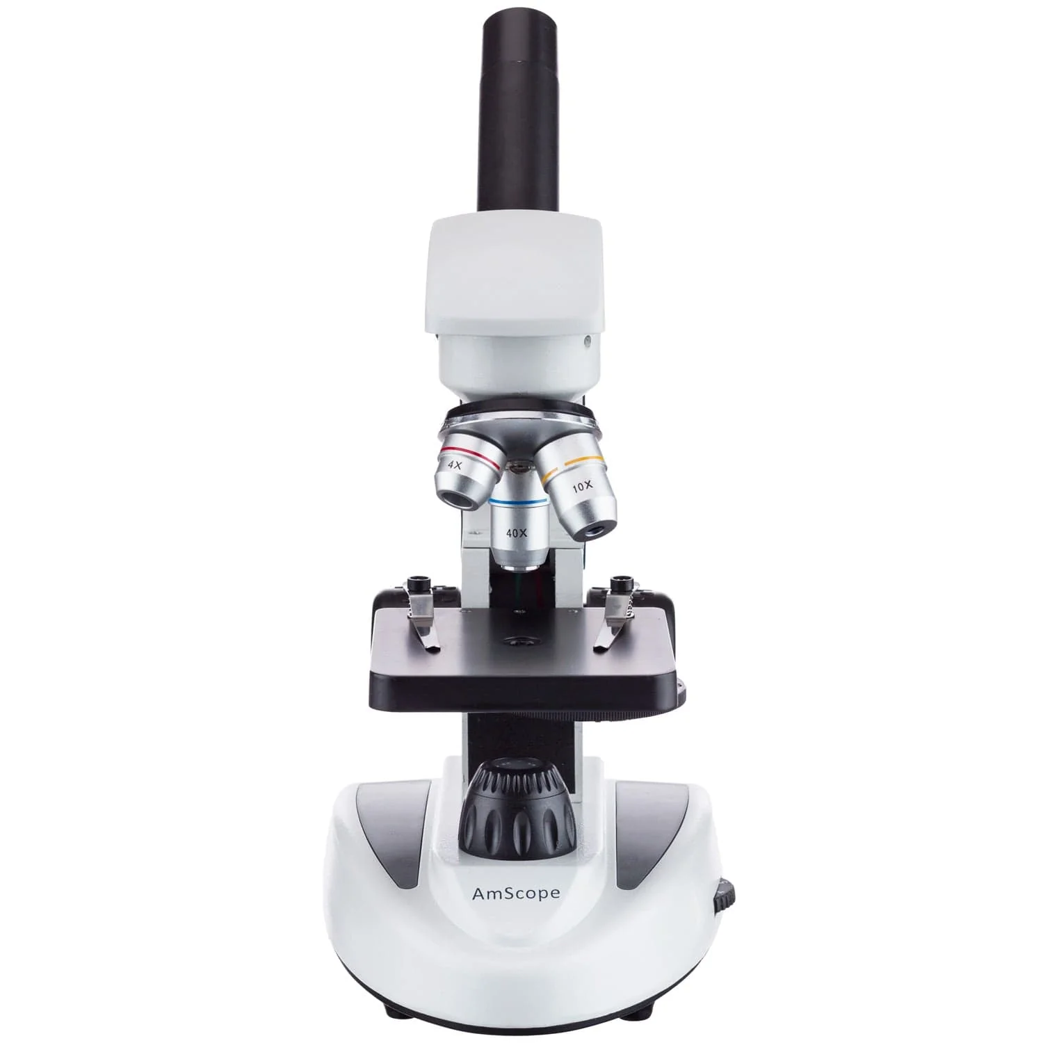 Amscope M149C-2L Monocular Compound Microscope for Kids – 40X–1000X Top & Bottom LED Illumination STEM Education Microscopes, Student Lab Microscopes, Biological Science Microscopes - Image 2