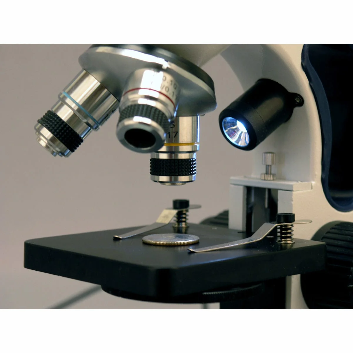 Amscope M149C-2L-E Monocular Compound Microscope for Kids – 40X–1000X Top & Bottom LED Illumination STEM Education Microscopes, Student Lab Microscopes, Biological Science Microscopes - Image 4
