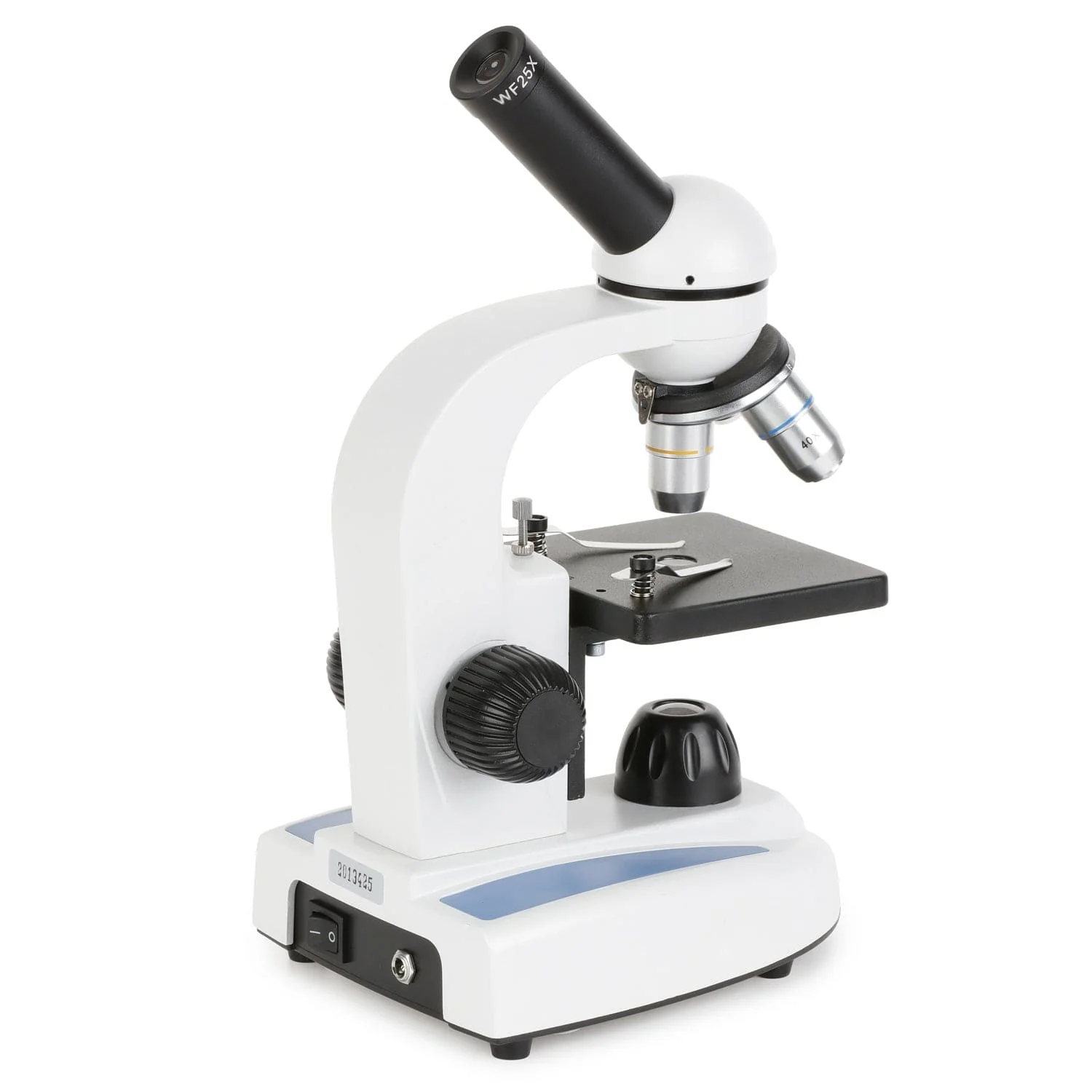 AmScope M149 Series Student Kids Metal Frame Glass Optics Biological Moncluar Compound Microscope 40X-800X Magnification - Image 2