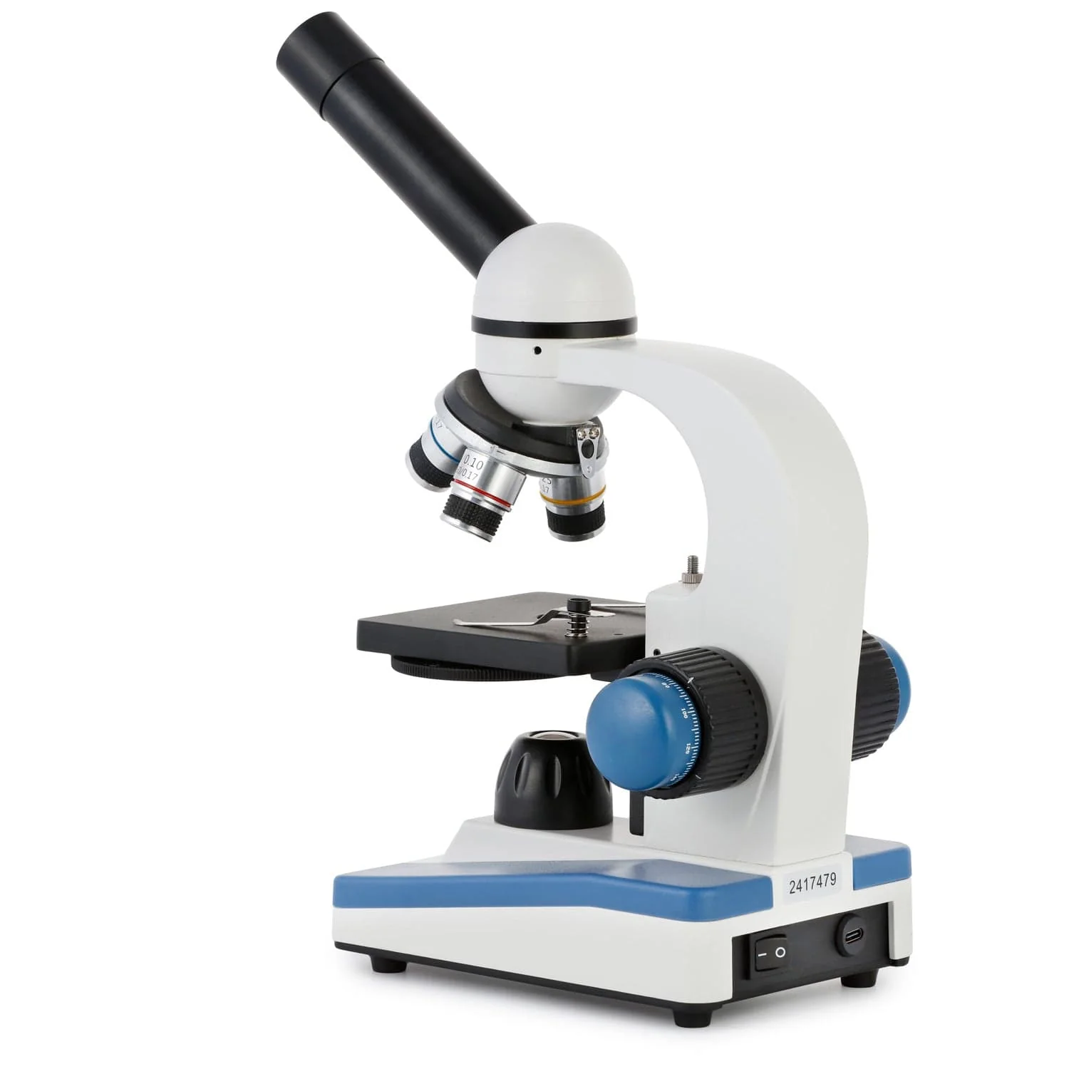 Amscope M150A-E Monocular Compound Microscope for Kids – 40X–1000X LED Illumination STEM Education Microscopes, Student Lab Microscopes, Biological Science Microscopes - Image 6