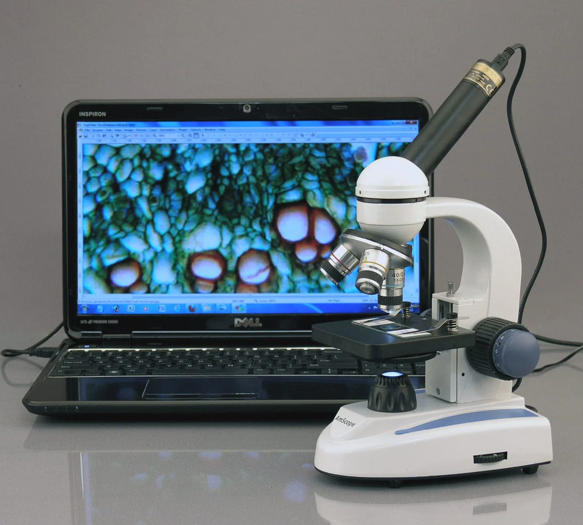 Amscope M158A Monocular Compound Microscope for Kids – 40X–1000X LED Illumination STEM Education Microscopes, Student Lab Microscopes, Biological Science Microscopes - Image 6