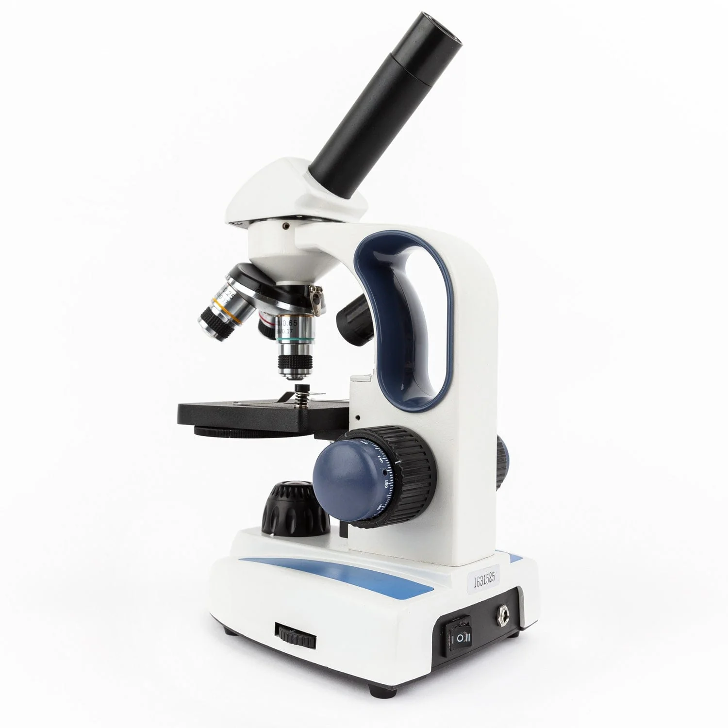 Amscope M158C-2L-PB10-WM Monocular Compound Microscope for Kids – 40X–1000X Top & Bottom LED Illumination STEM Education Microscopes, Student Lab Microscopes, Biological Science Microscopes - Image 2