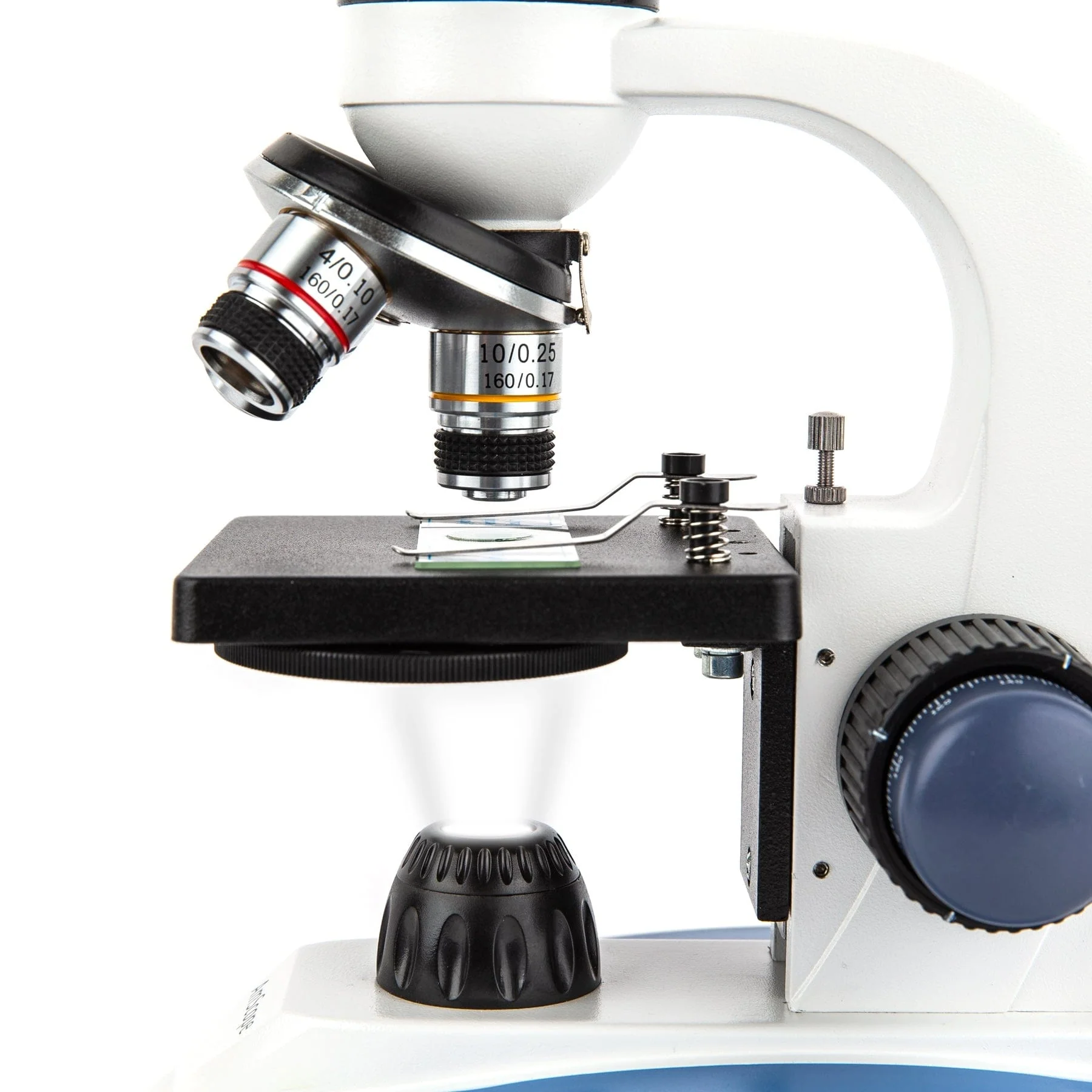 Amscope M158C Monocular Compound Microscope for Kids – 40X–1000X LED Illumination STEM Education Microscopes, Student Lab Microscopes, Biological Science Microscopes - Image 4