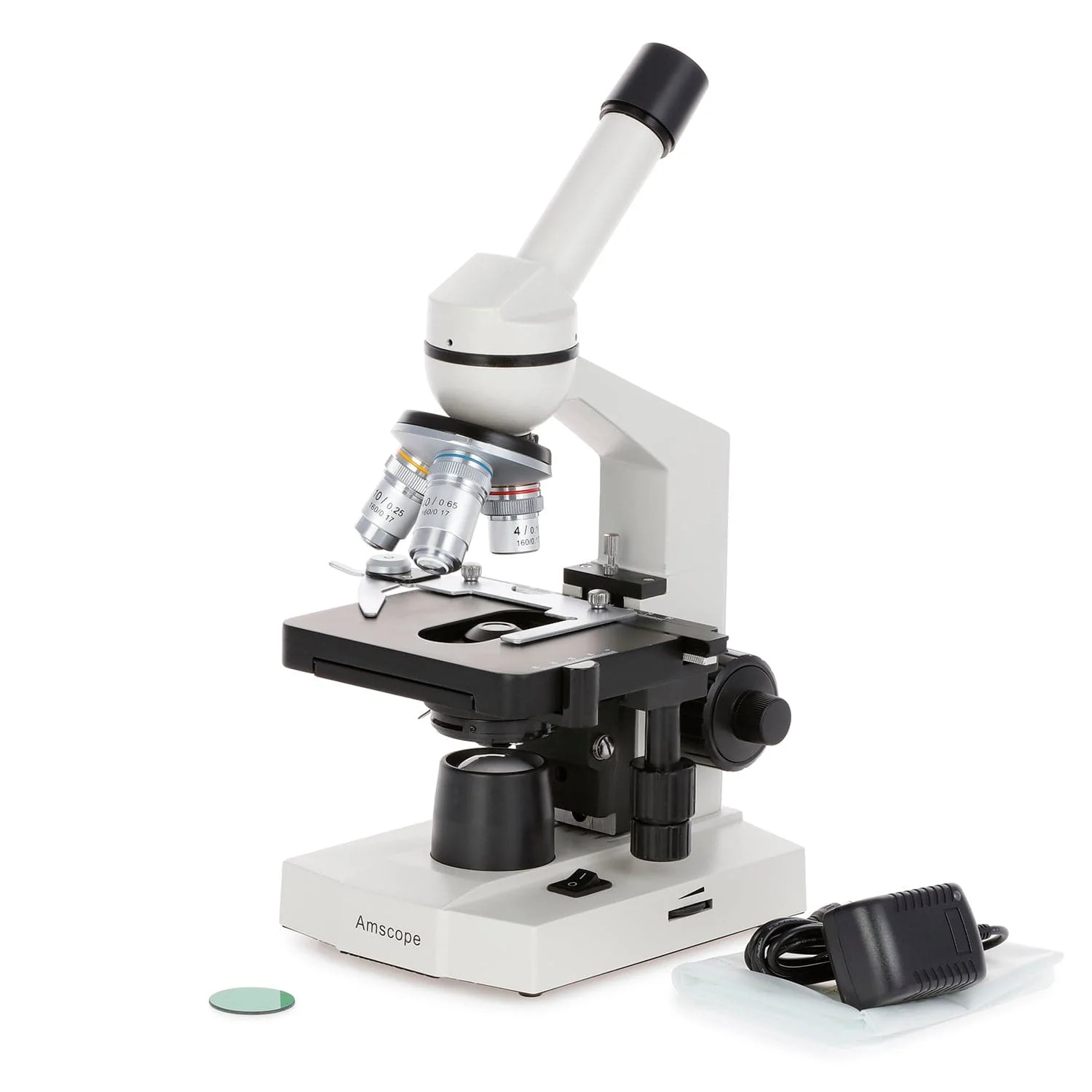 AmScope M220 Series Monocular LED Compound Microscope