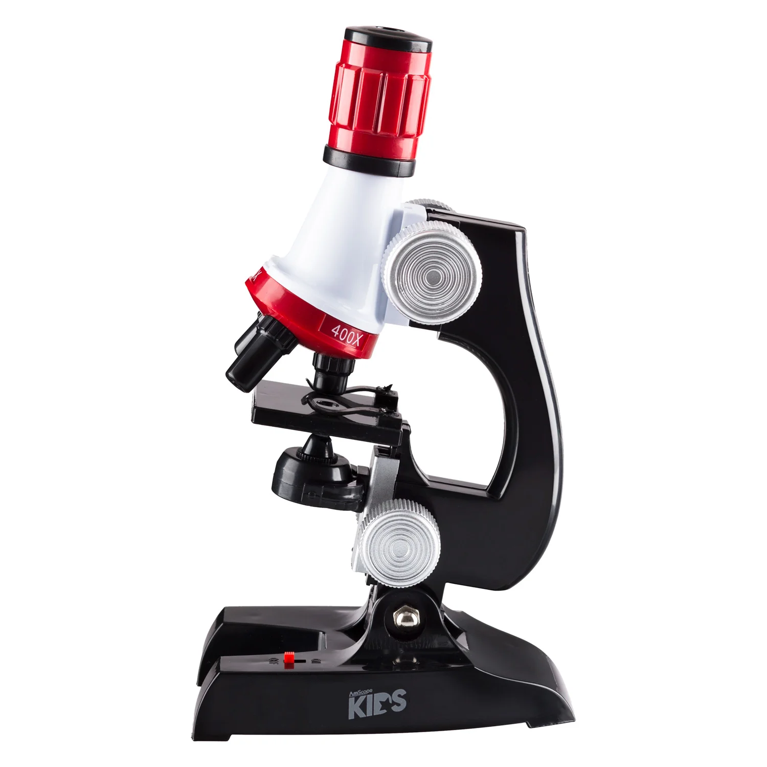 Amscope M28-KT1-W Monocular Compound Microscope for Kids – 40X–1000X LED Illumination STEM Education Microscopes, Student Lab Microscopes, Biological Science Microscopes - Image 3