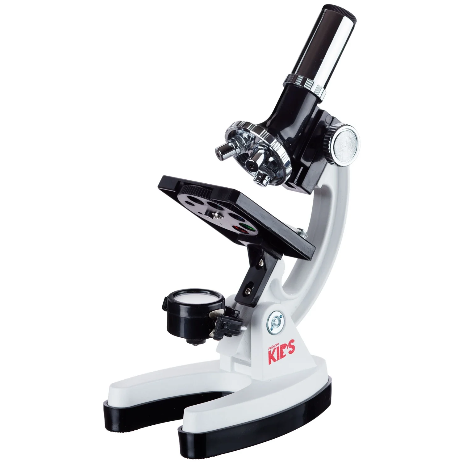 Amscope M30-ABS-KT1-W-EXCL1 Monocular Compound Microscope for Kids – Up to 1200X LED Illumination STEM Education Microscopes, Student Lab Microscopes, Biological Science Microscopes - Image 7