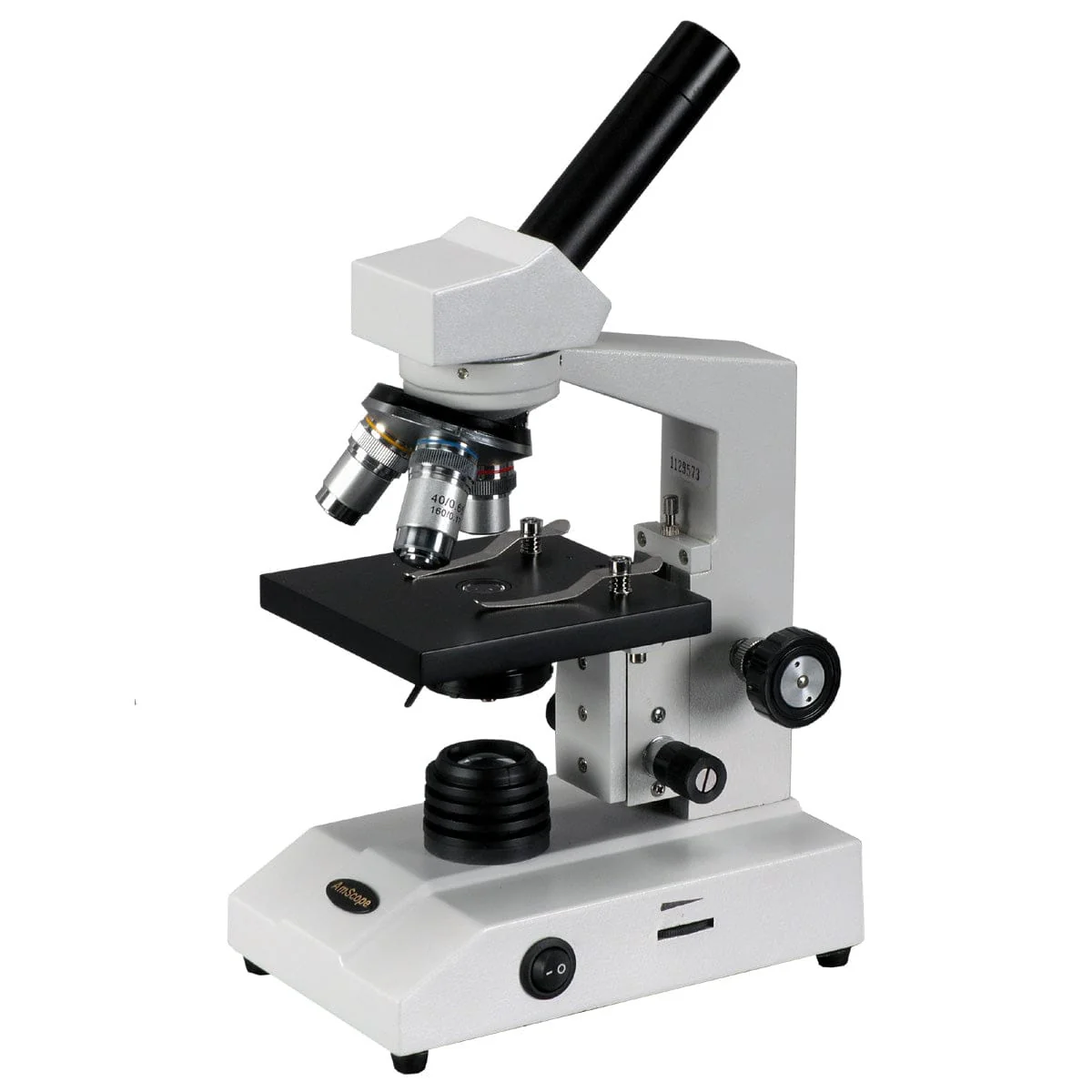 AmScope M400 Seriec Clinical Biological Monocular Compound Microscope 40X-400X Magnification