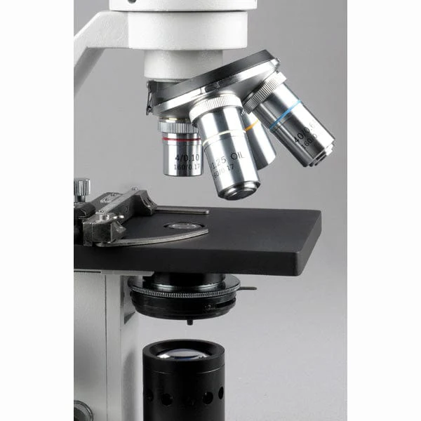 AmScope M500 Series Student Monocular Compound Microscope 40X-2000X Magnification - Image 4