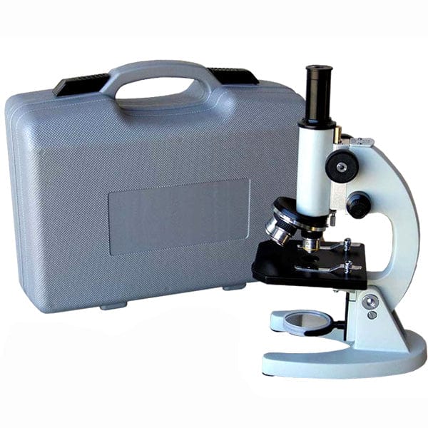 Amscope M60A-ABS Monocular Compound Microscope for Kids – 40X–1000X Mirror Reflected Nature Light Illumination STEM Education Microscopes, Student Lab Microscopes, Biological Science Microscopes