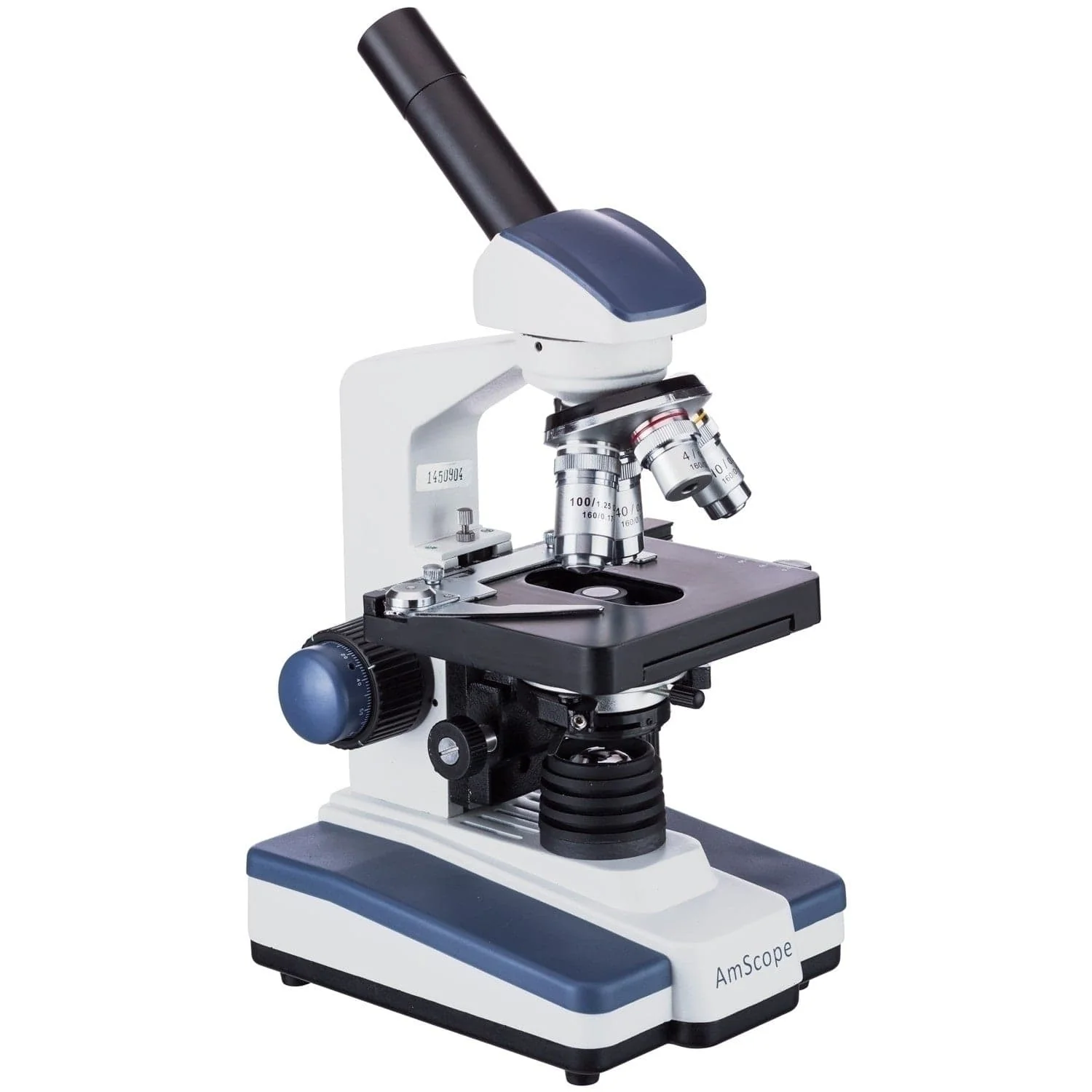 AmScope M620 Series Monocular Compound Microscope 40X-1000X Magnification with LED, Slide Making Kit and 3MP Digital Eyepiece - Image 3