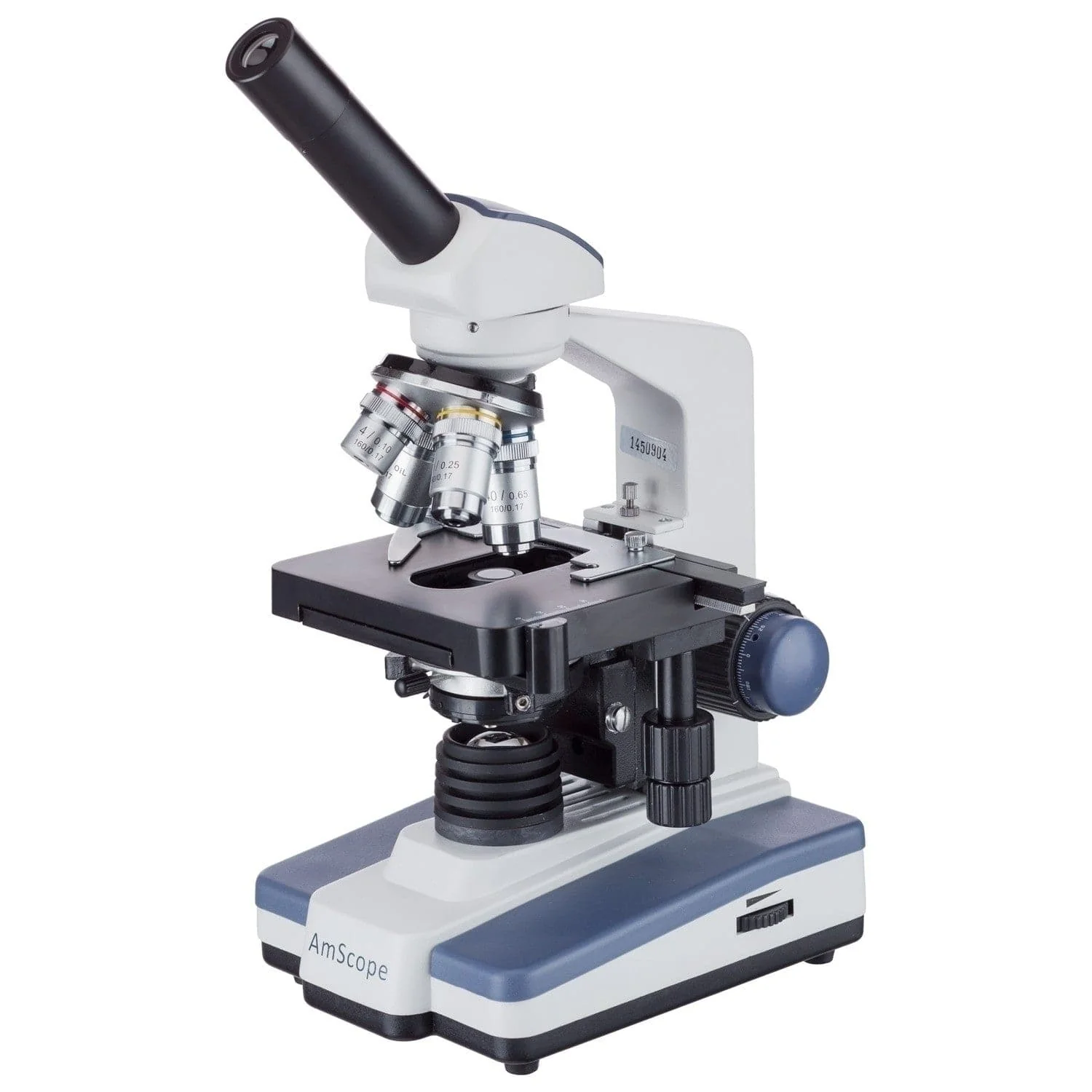 AmScope M620 Series Monocular Compound Microscope 40X-1600X Magnification with LED, Slide Making Kit and 1MP Digital Eyepiece - Image 2