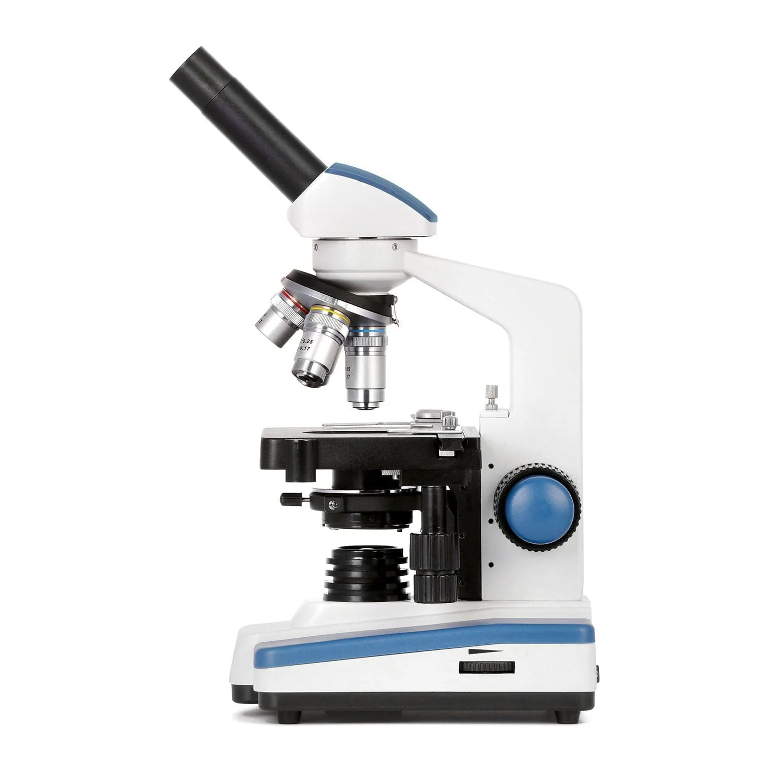AmScope M620 Series Darkfield Monocular Compound Microscope LED Double-layer Mechanical Stage and Optional Digital Camera - Image 7