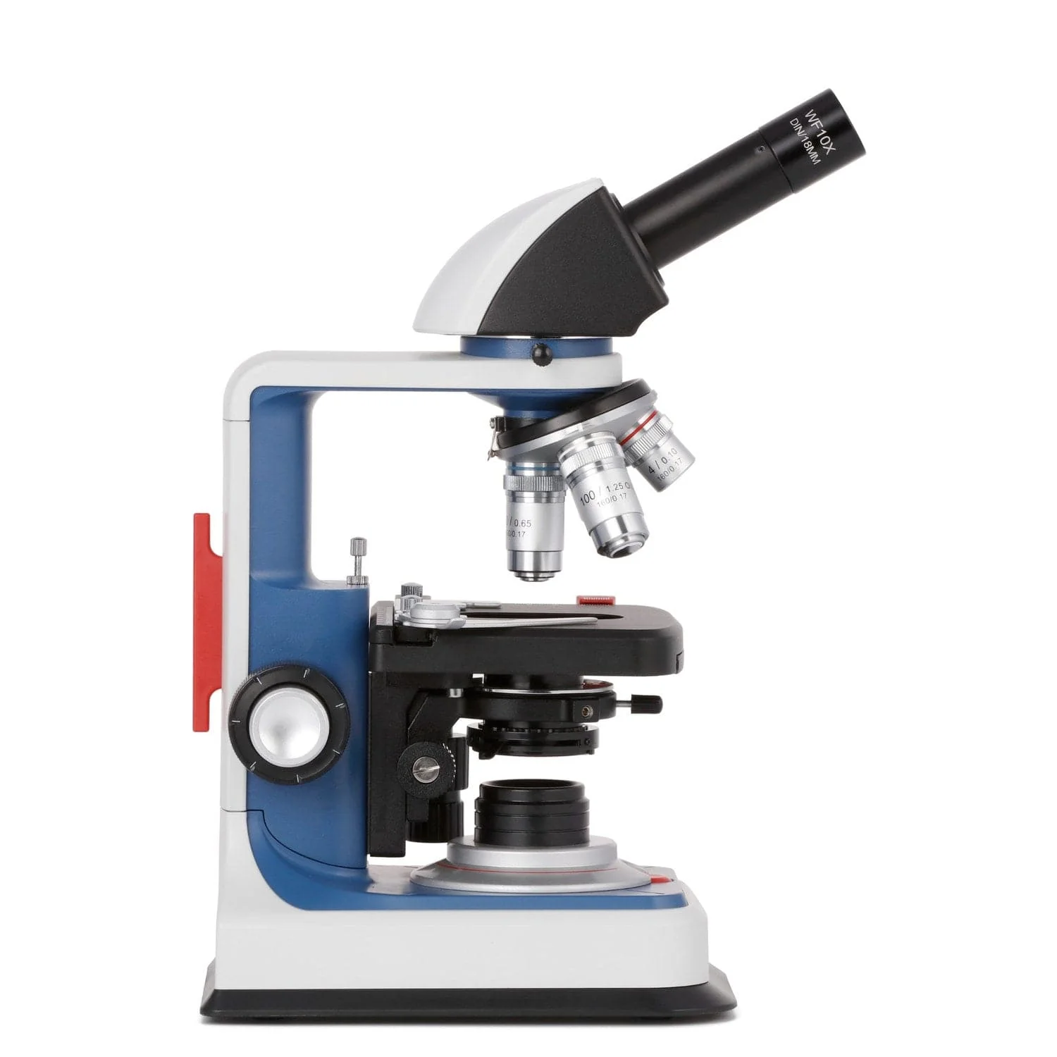 AmScope M620C-R Series USB-C Rechargeable Student Monocular Compound Microscope 40X-2500X - Image 5