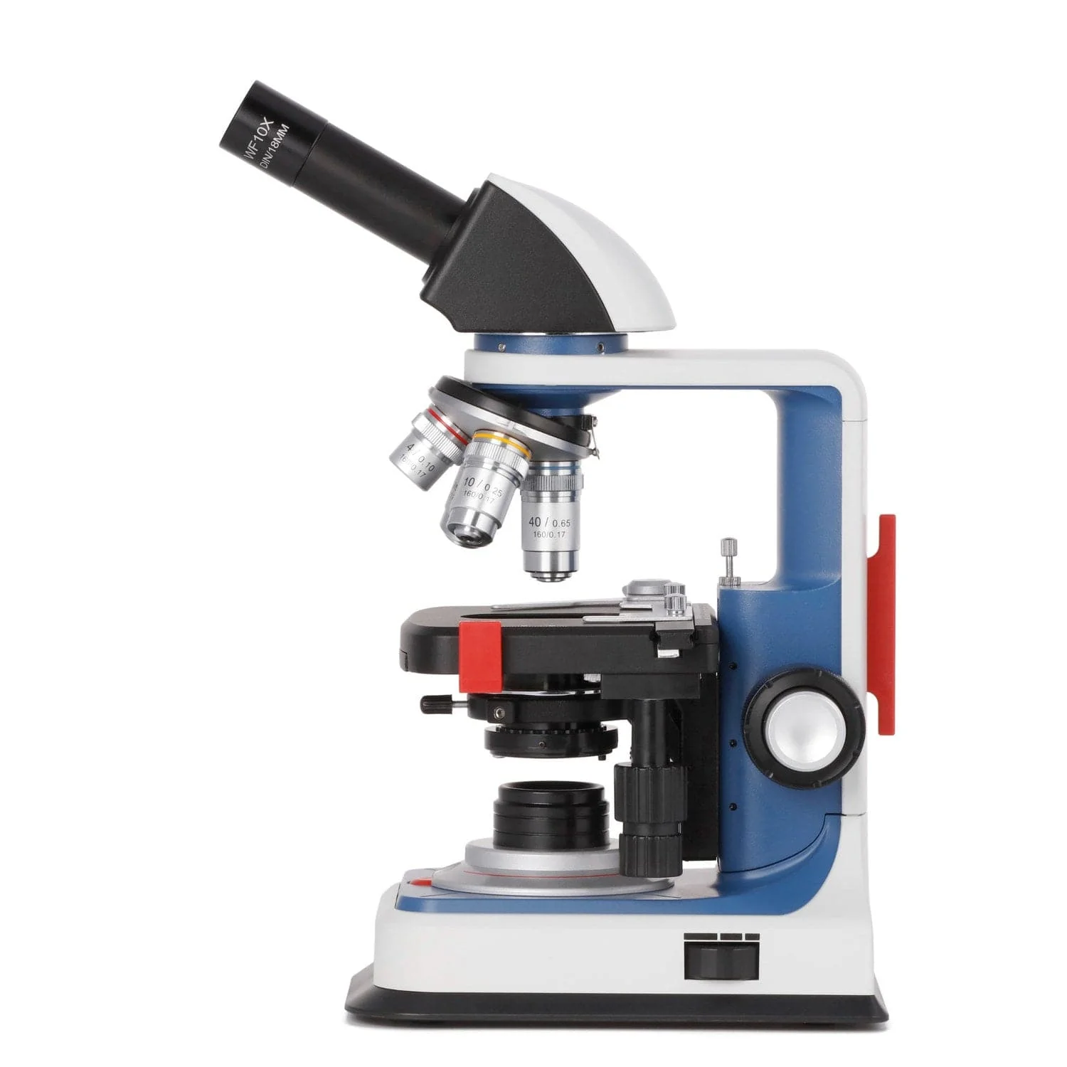 AmScope M620C-R Series USB-C Rechargeable Student Monocular Compound Microscope 40X-2500X - Image 6