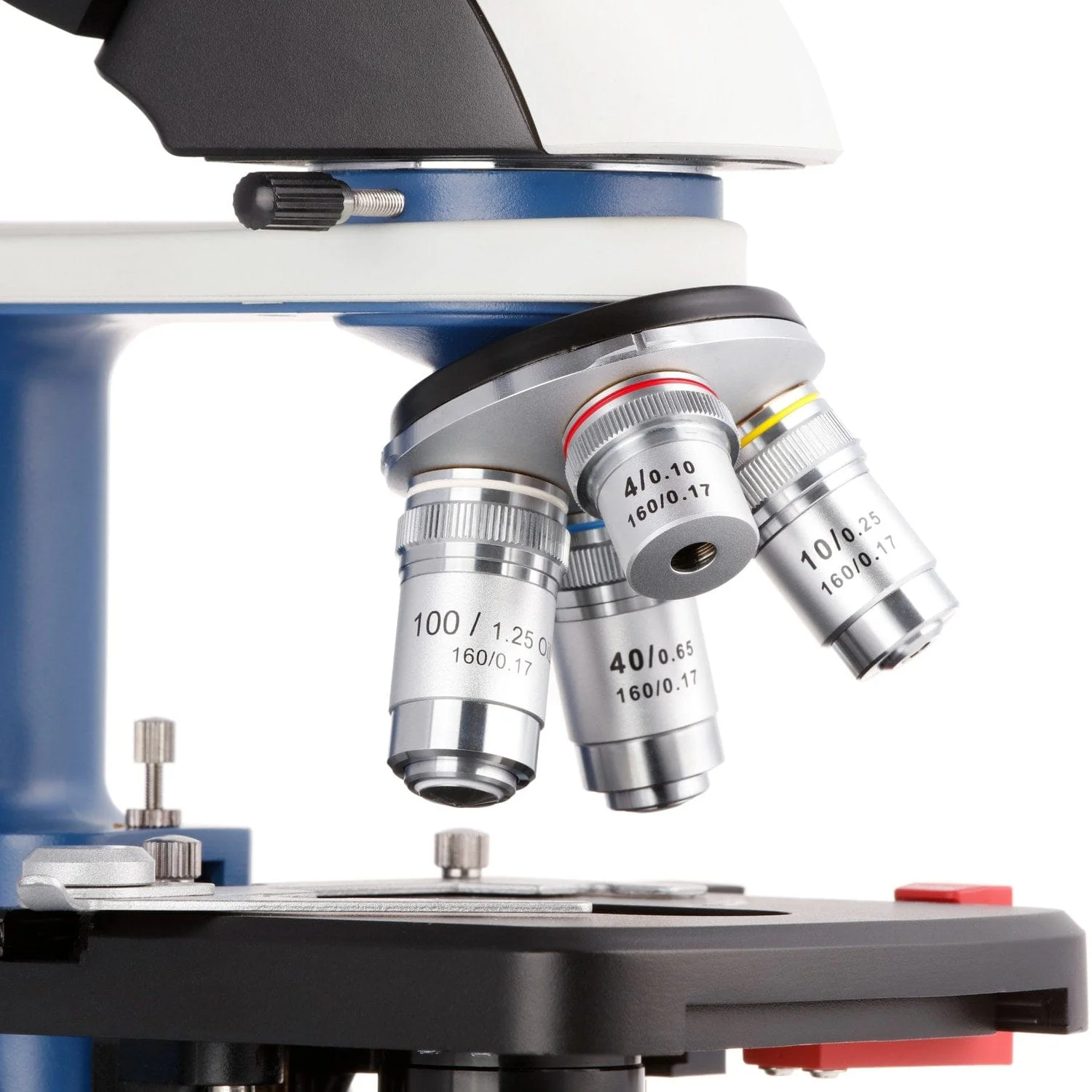 AmScope M620C-R Series USB-C Rechargeable Student Monocular Compound Microscope 40X-2500X - Image 8