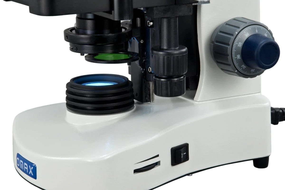 OMAX M8211 LED Binocular Compound Microscope 40X-2000X Magnification With Reversed Nosepiece - Image 5