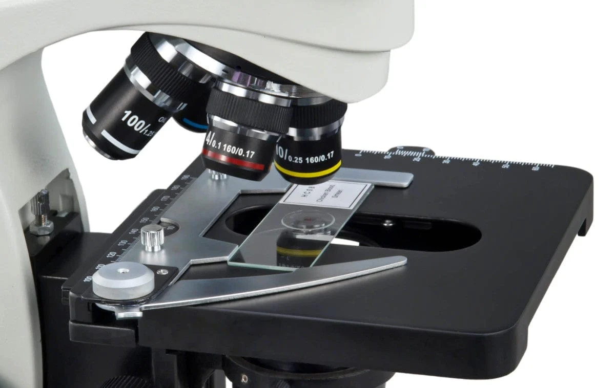 OMAX M8211 LED Binocular Compound Microscope 40X-2000X Magnification With Reversed Nosepiece - Image 6