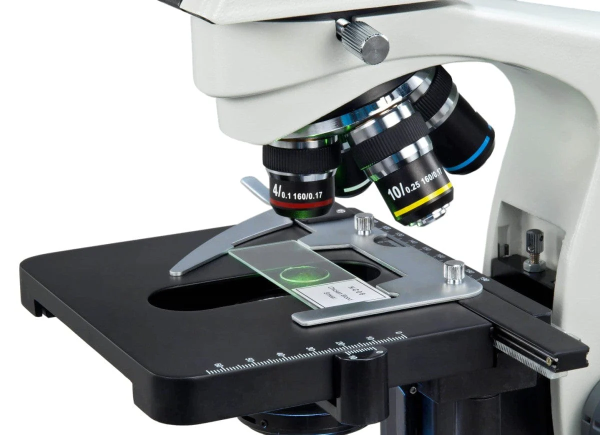 OMAX M8211 LED Binocular Compound Microscope 40X-2000X Magnification With Reversed Nosepiece - Image 7