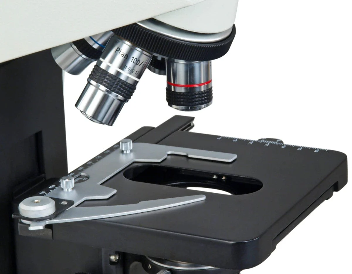 OMAX 40X-1600X Professional PLAN Lab Trinoclar Compound Microscope with Mechanical Stage Sale - Image 10