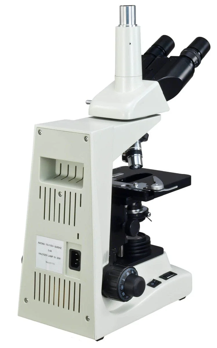 OMAX 40X-1600X Professional PLAN Lab Trinoclar Compound Microscope with Mechanical Stage Sale - Image 3