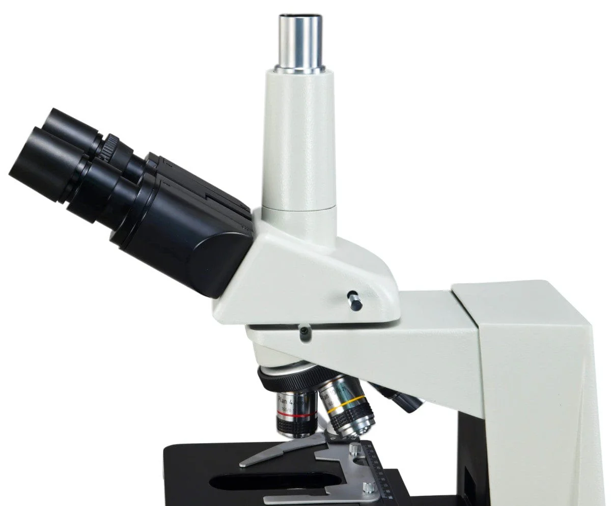 OMAX 40X-1600X Professional PLAN Lab Trinoclar Compound Microscope with Mechanical Stage Sale - Image 5