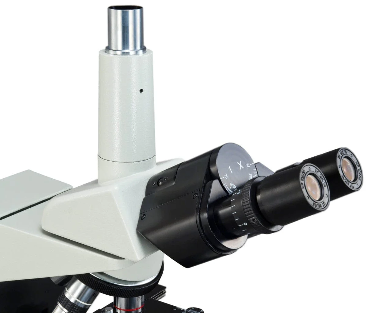 OMAX 40X-1600X Professional PLAN Lab Trinoclar Compound Microscope with Mechanical Stage Sale - Image 6