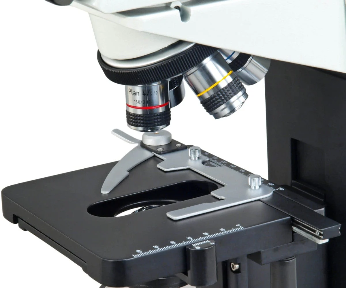 OMAX 40X-1600X Professional PLAN Lab Trinoclar Compound Microscope with Mechanical Stage Sale - Image 7