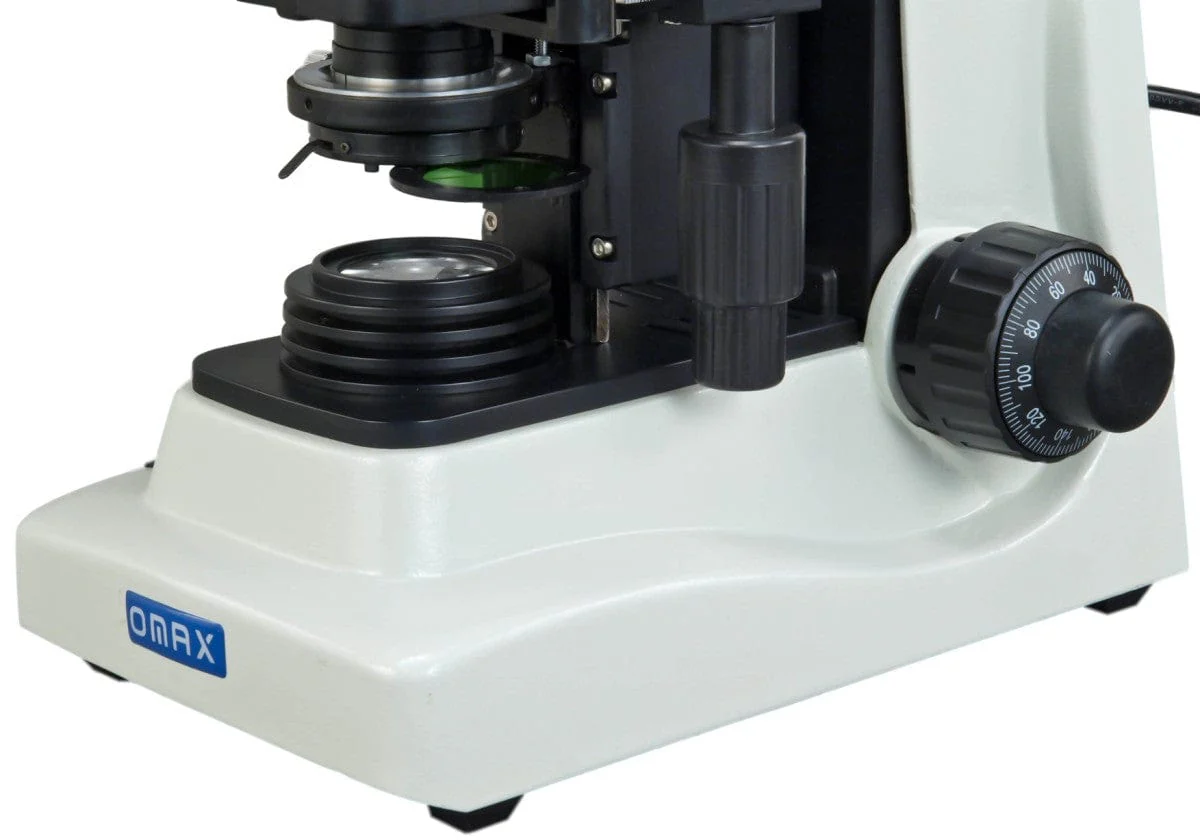 OMAX 40X-1600X Professional PLAN Lab Trinoclar Compound Microscope with Mechanical Stage Sale - Image 8