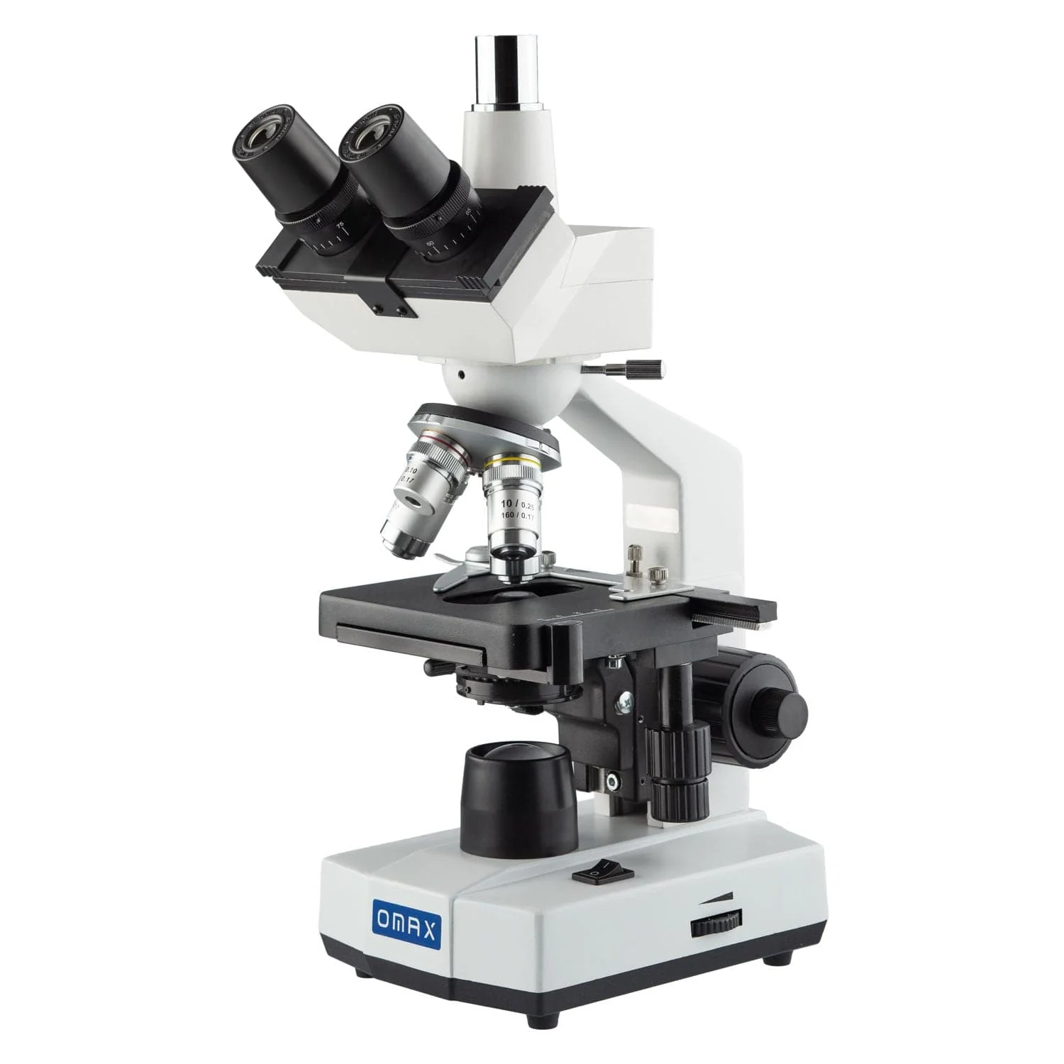 OMAX M83BE Series Trinocular Biological Compound Microscope, 40X-2000X Magnification
