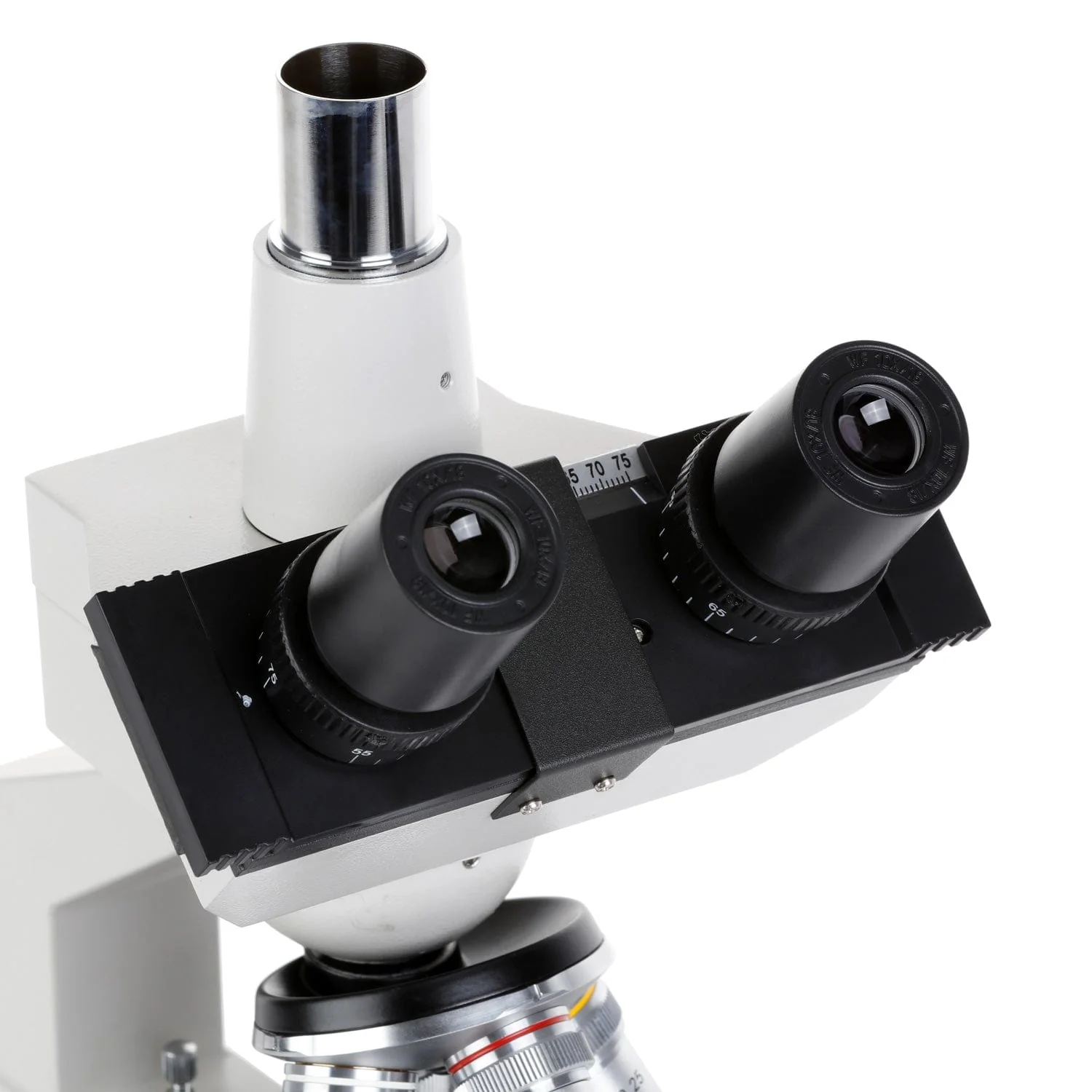 OMAX M83EZ Series Trinocular Compound Microscope 40X-2500X Magnification LED Lab with Double Layer Mechanical Stage - Image 4