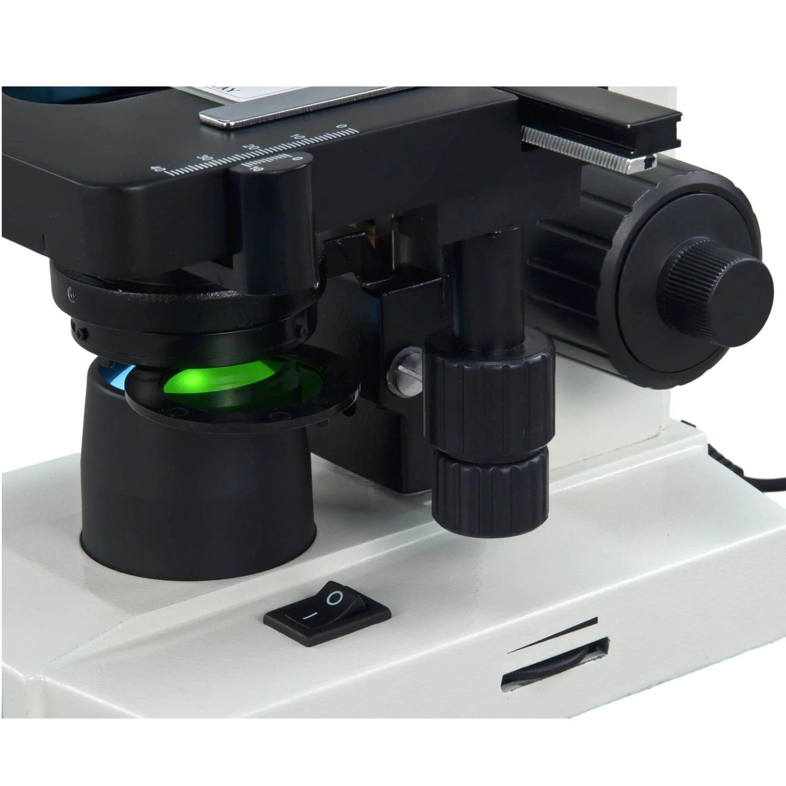 OMAX M83E Series LED Digital Trinocular Lab Compound Microscope 40X-2500X Magnification with USB Camera and Mechanical Stage - Image 5