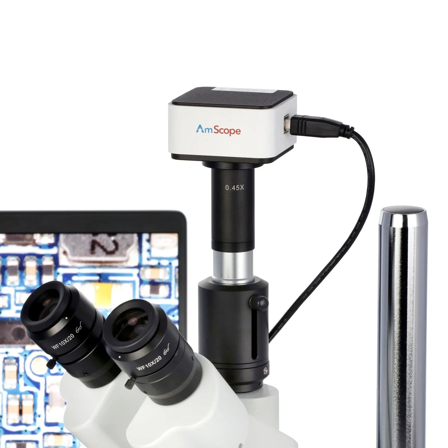 AmScope MA Series 5.0MP USB2.0 Digital Camera for Microscopes - Image 3