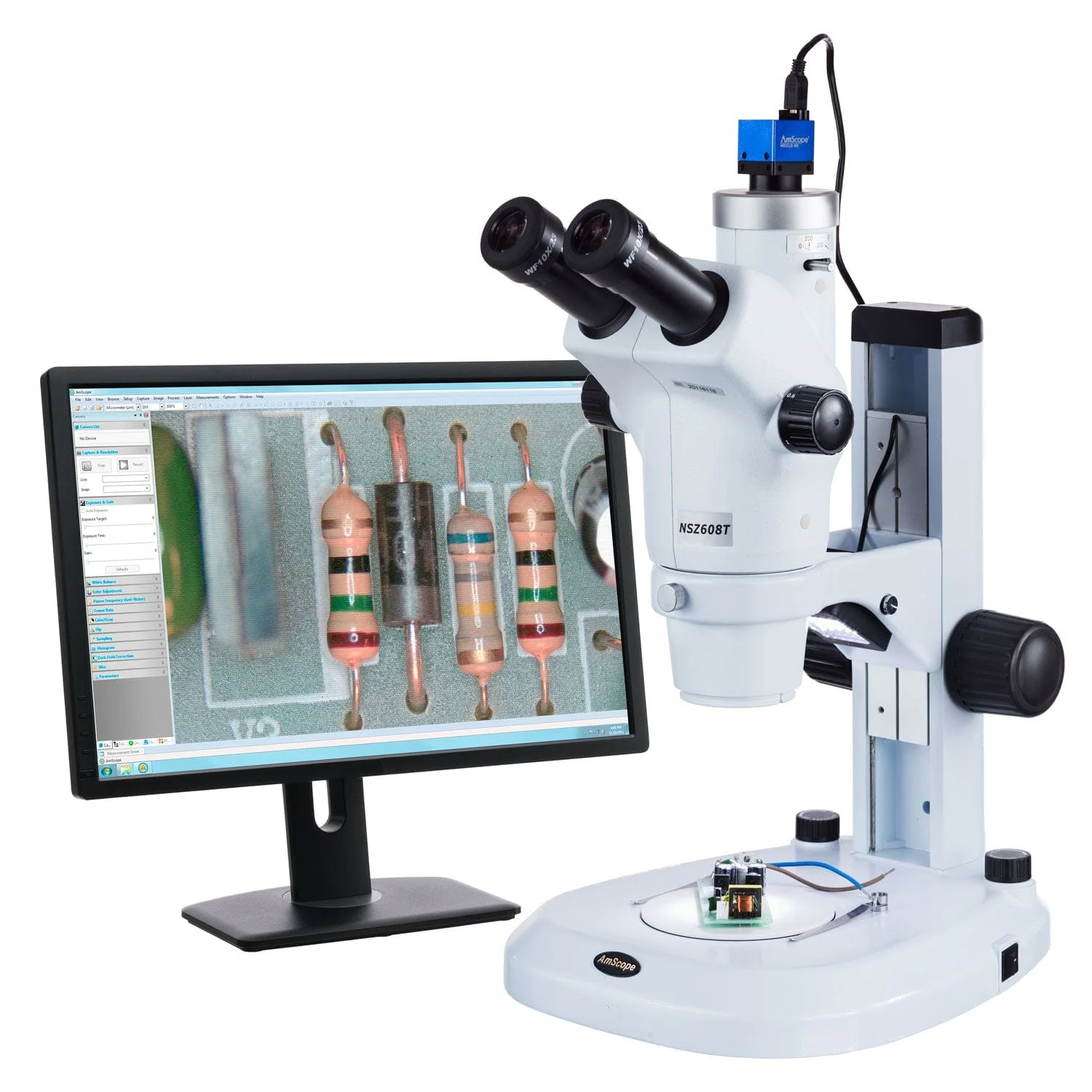 AmScope MD Series 3.1MP USB 2.0 High-speed Color CMOS C-mount Microscope Camera - Image 2