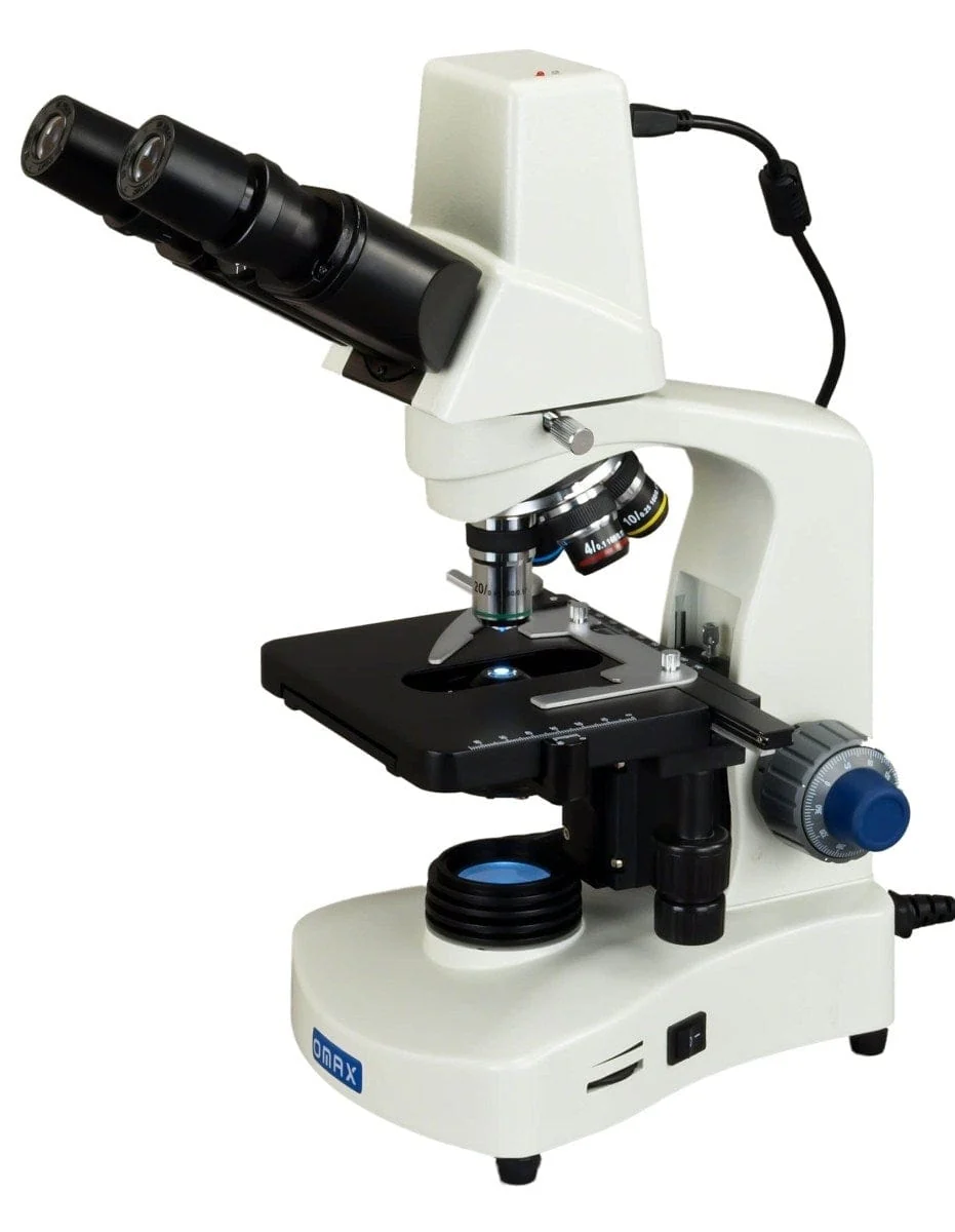 40X-400X 3MP Digital Integrated Microscope with LED Illumination, Siedentopf Interpupillary-adjustment and Reverse Turret - Image 2