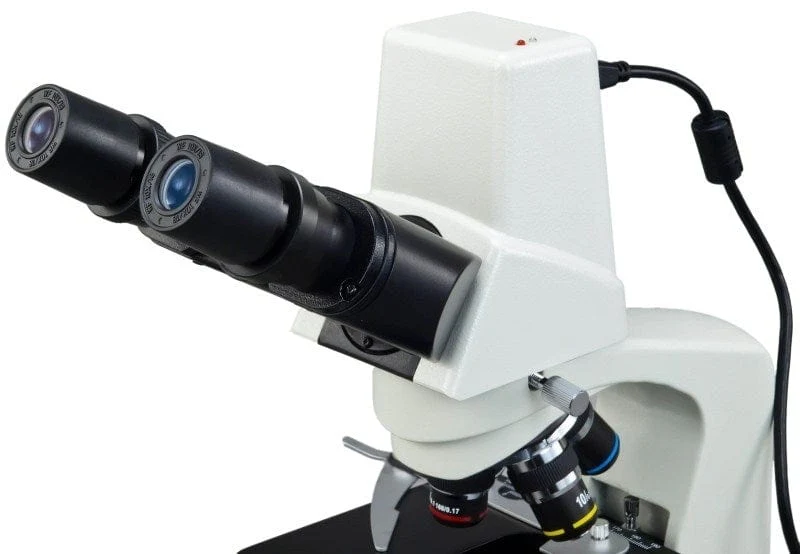 40X-400X 3MP Digital Integrated Microscope with LED Illumination, Siedentopf Interpupillary-adjustment and Reverse Turret - Image 4