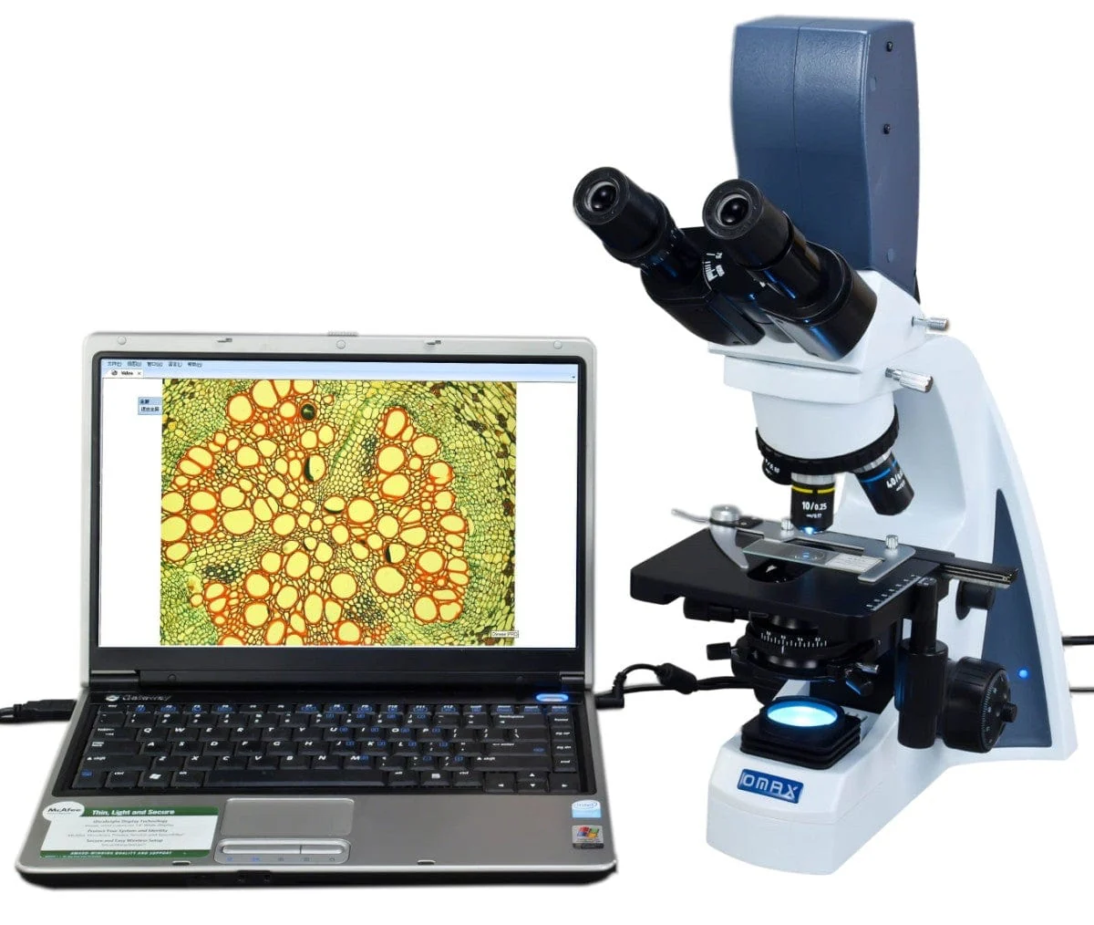 40X-2000X Infinity-corrected 5MP Digital Integrated Microscope with LED Illumination - Image 2