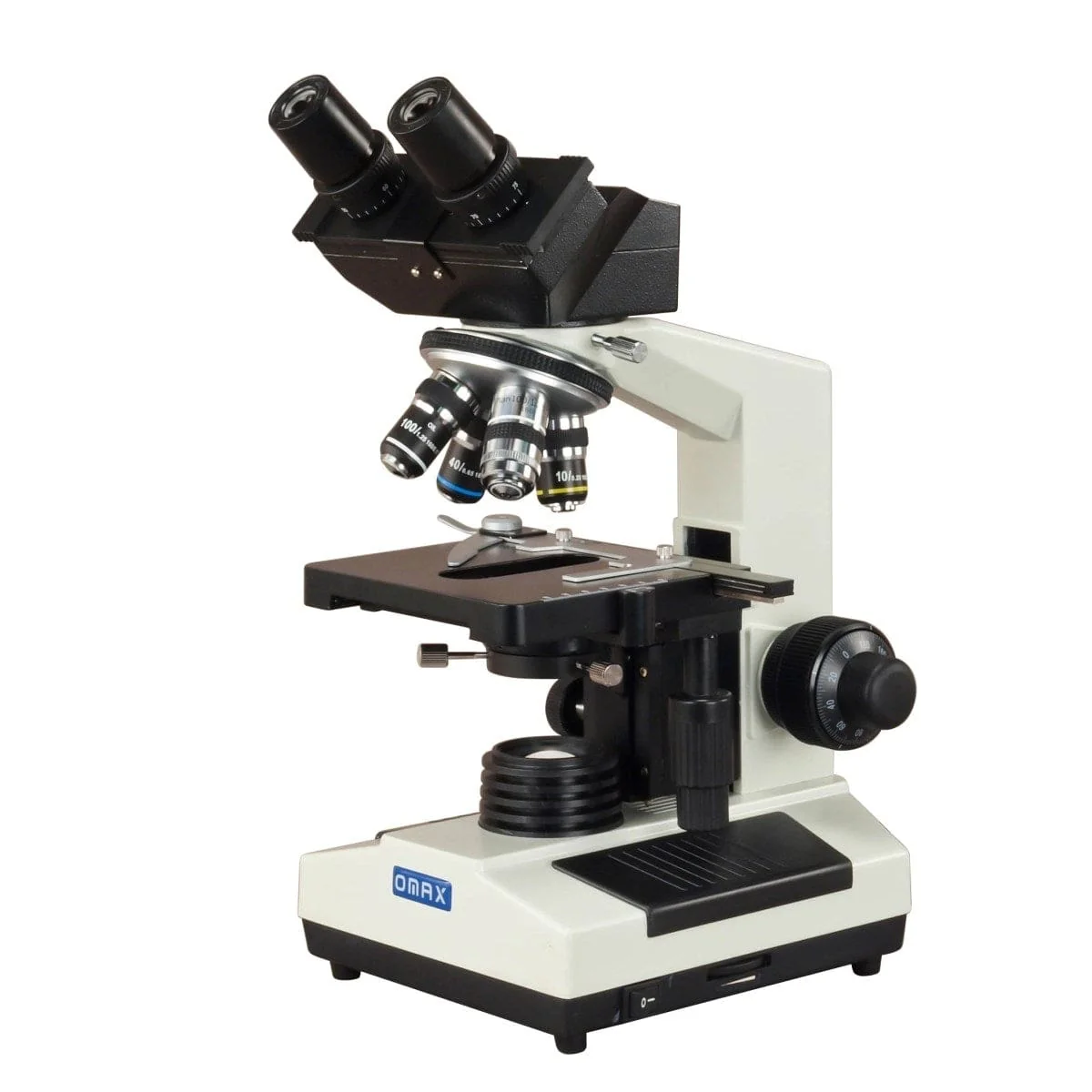 40X-2000X 3MP Digital Integrated Microscope with Halogen Illumination + Oil Darkfield Condenser and 100X Lens, Blank Slides - Image 2