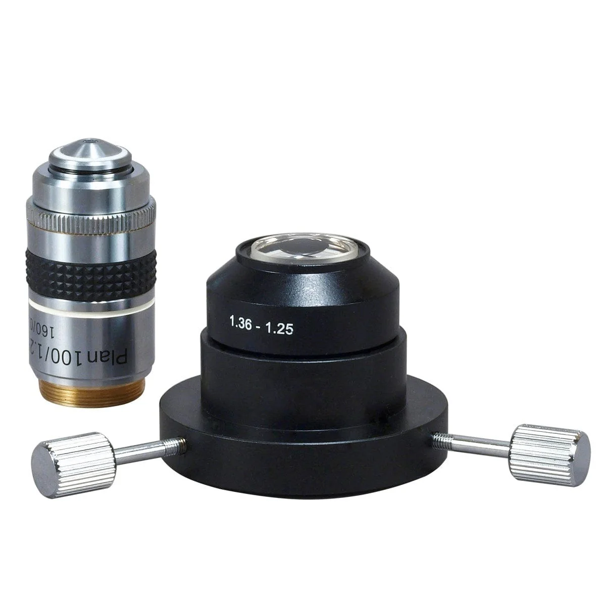 40X-2000X 3MP Digital Integrated Microscope with Halogen Illumination + Oil Darkfield Condenser and 100X Lens, Blank Slides - Image 7