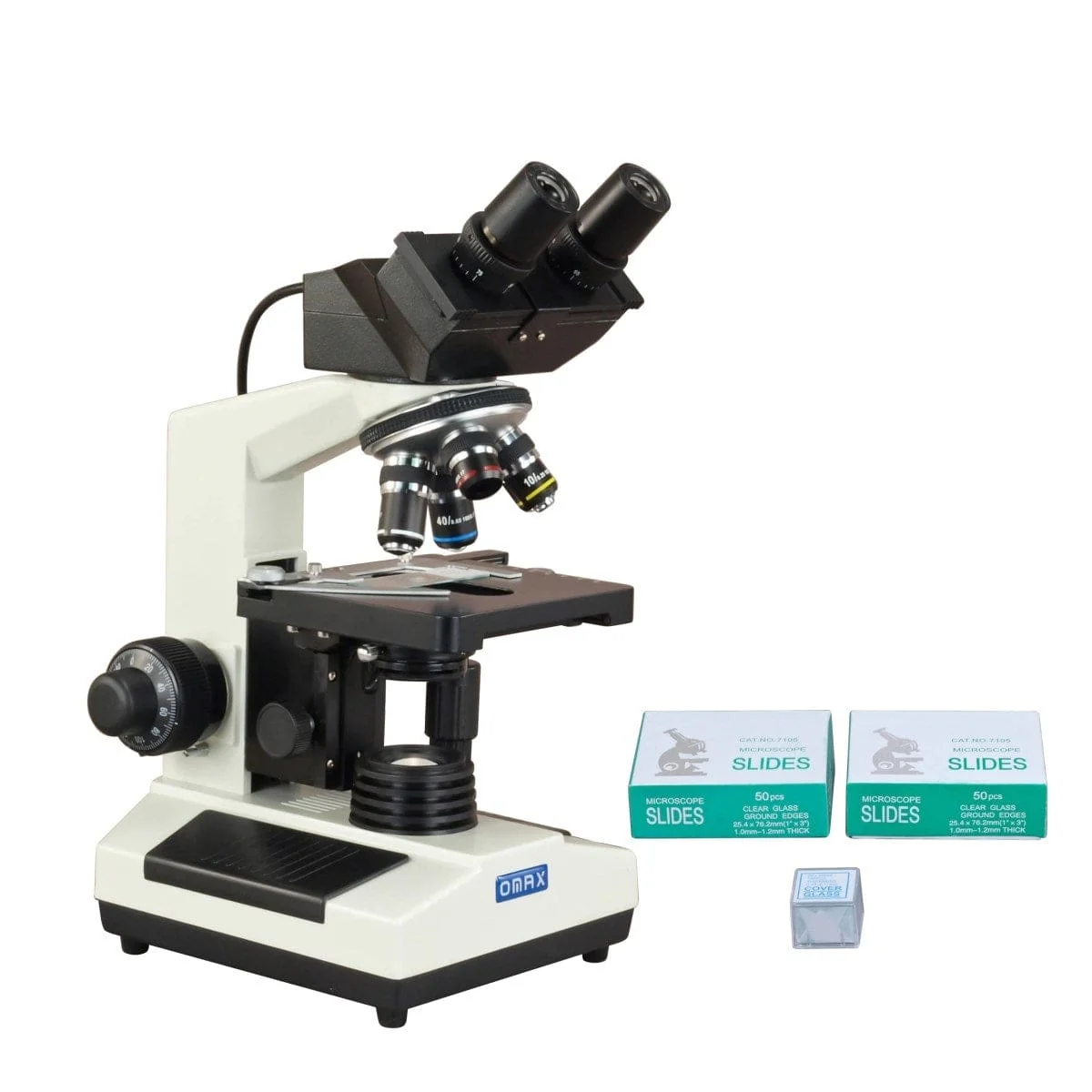 40X-2000X 3MP Digital Integrated Microscope with Halogen Illumination + Blank Slides