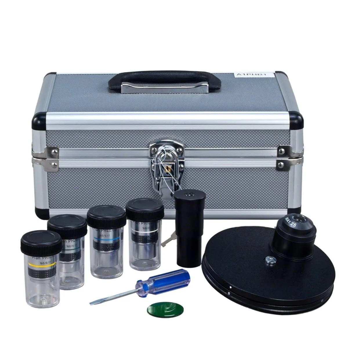 40X-2000X 3MP Digital Integrated Microscope with LED Illumination + 4-lens Plan Phase-contrast Turret Kit - Image 7