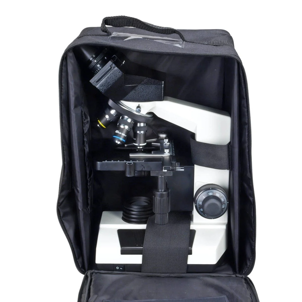 40X-2500X 3MP Digital Integrated Microscope with Halogen Illumination + Vinyl Case - Image 4
