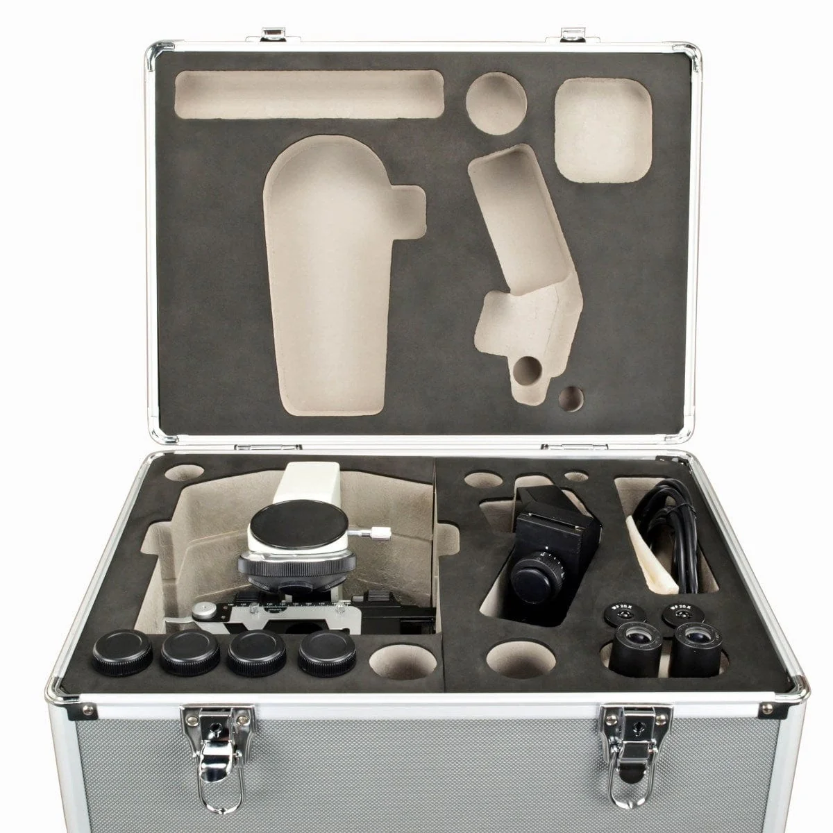 40X-2500X 3MP Digital Integrated Microscope with Halogen Illumination + Koehler Field Lens, Fitted Hard Case - Image 9
