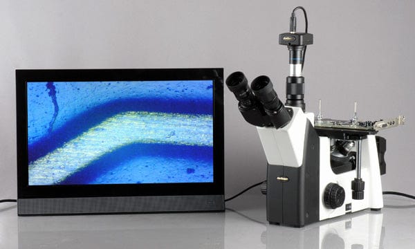50X-500X Trinocular Inverted Metallurgical Microscope - Image 11
