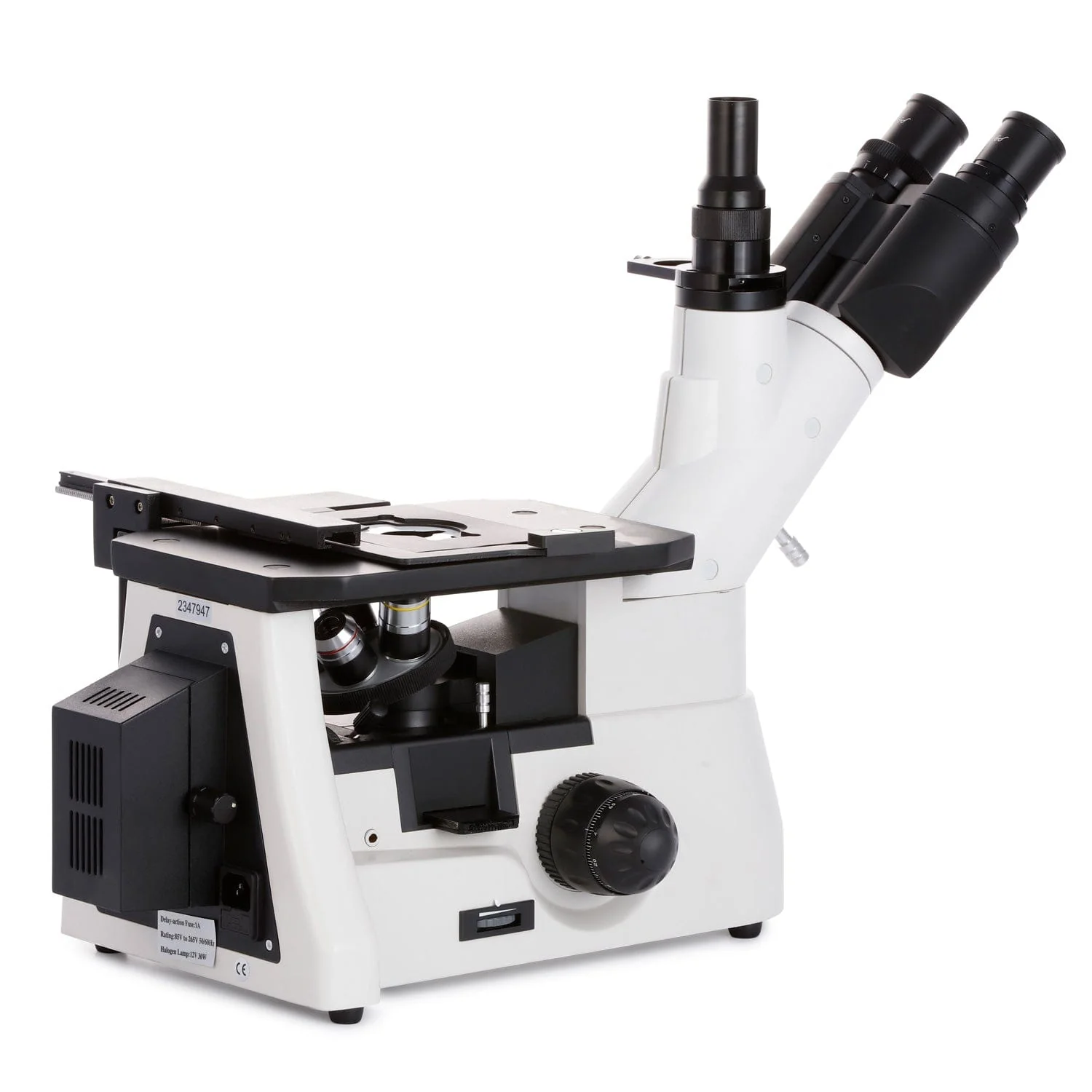 AmScope ME1400 Series Infinity-corrected Inverted Metallurgical Trinocular Compound Microscope 40X-1000X Magnification with Polarization and 5MP USB Camera - Image 6
