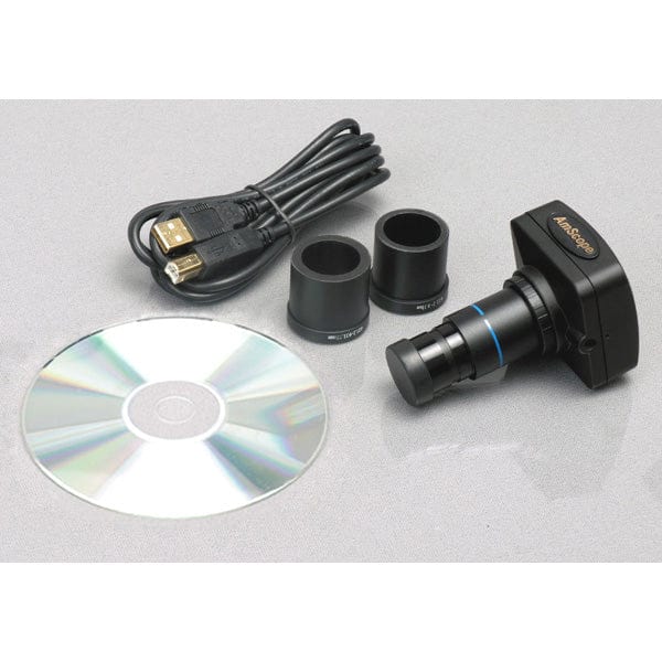 AmScope ME300 Series Metallurgical Trinocular Compound Microscope 40X-400X Magnification with 10MP USB 2.0 Camera - Image 6