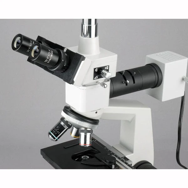 AmScope ME300 Series Metallurgical Trinocular Compound Microscope 40X-400X Magnification with 1.3MP USB 2.0 Camera - Image 3