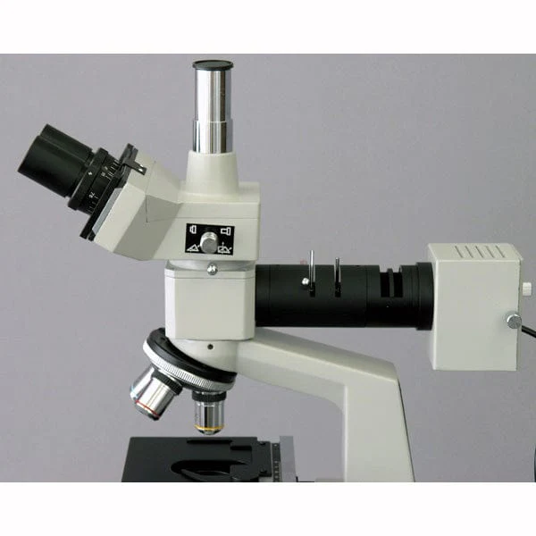 AmScope ME300 Series Metallurgical Trinocular Compound Microscope 40X-640X Magnification with - Image 3